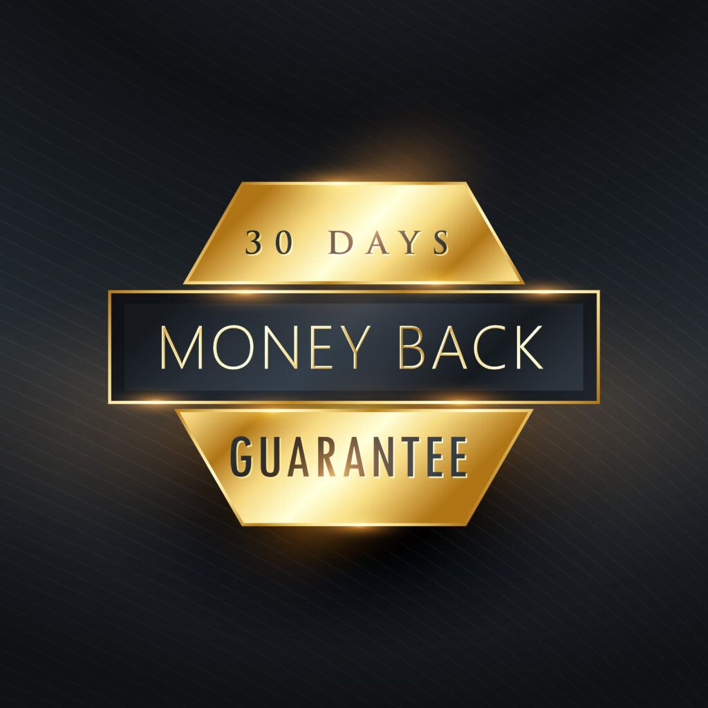 30-Day Money Back Guarantee